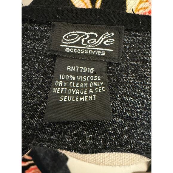 Floral Boho Peasant Rounded Kimono OSFM - Picture 3 of 7